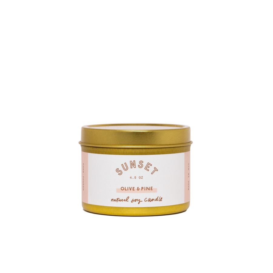 Sunset Travel Candle